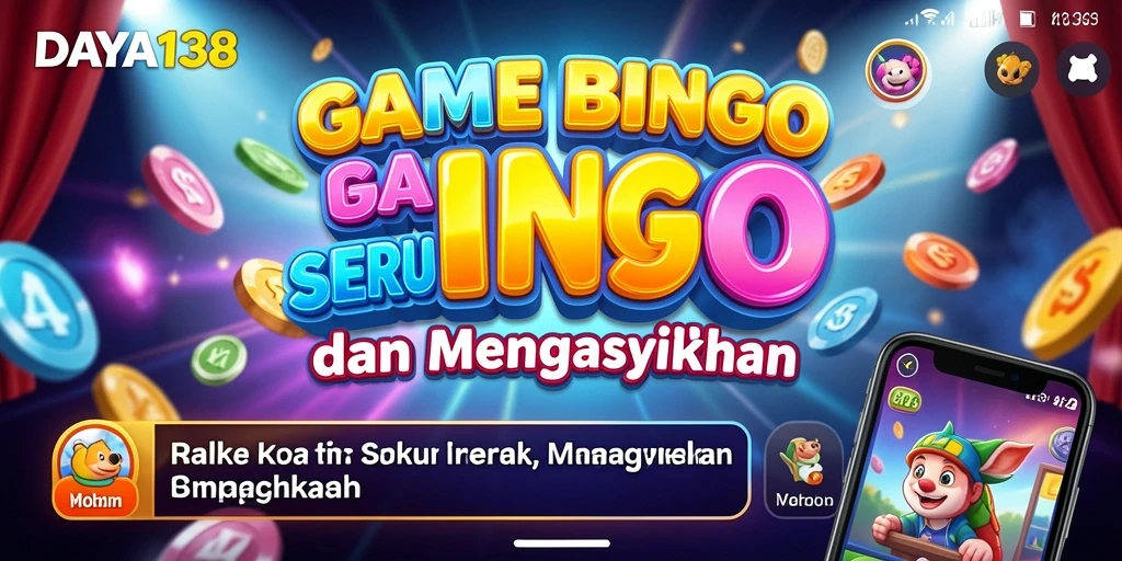 Tampilan menarik dari gameplay Bingo di DAYA138.