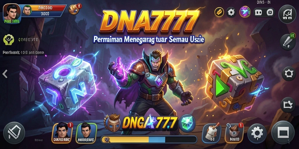 Tampilan gameplay menegangkan dari DNA777 yang penuh dengan tantangan Puzzle.