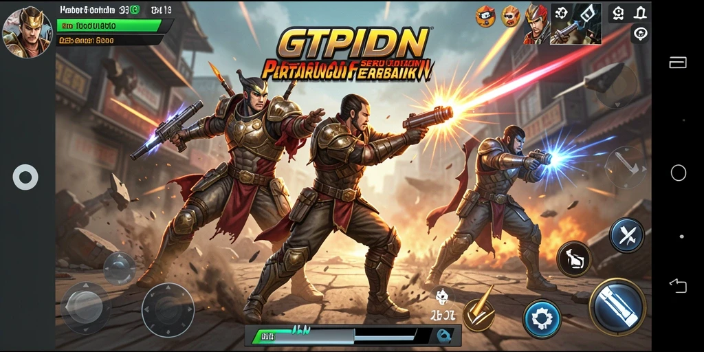Screenshot GTPIDN menampilkan aksi pertarungan yang mendebarkan.