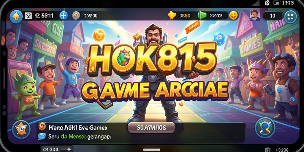 Tampilan gameplay HOKI8815 yang seru dan menantang