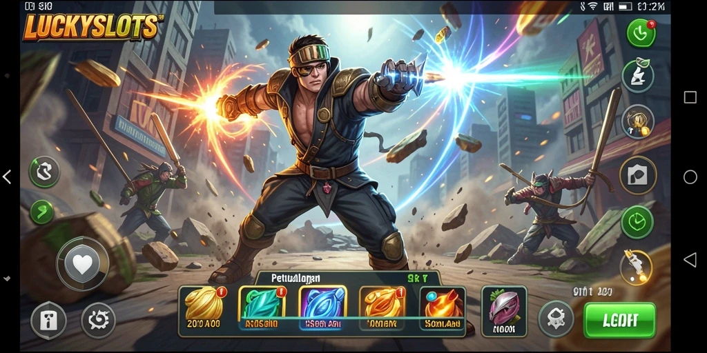 Gameplay seru dari LUCKYSLOTS dengan aksi yang mendebarkan.