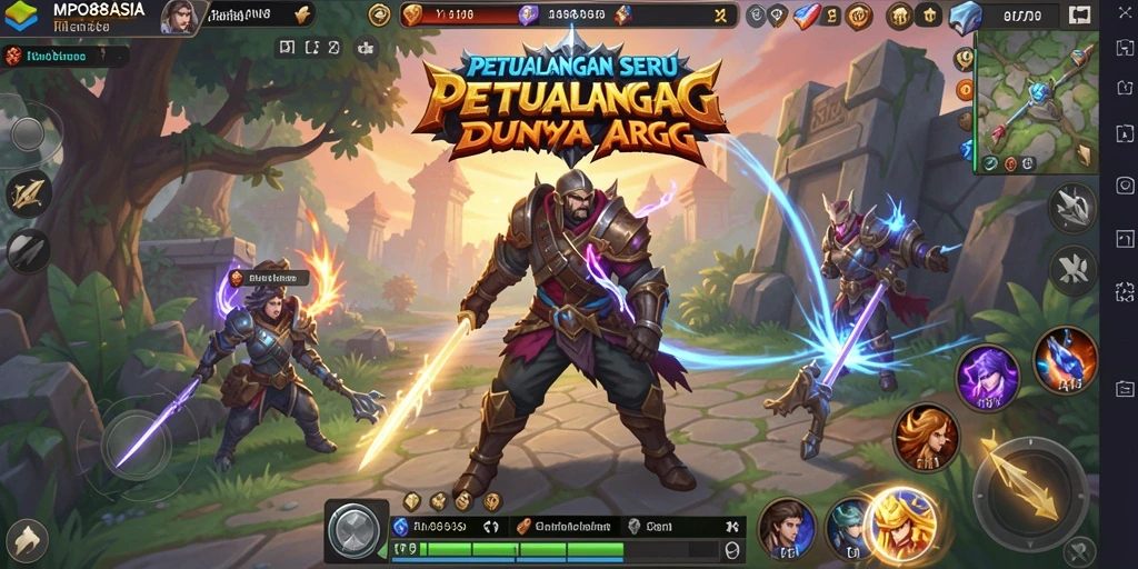 Tampilan gameplay MPO88ASIA yang penuh aksi dalam dunia ARPG.