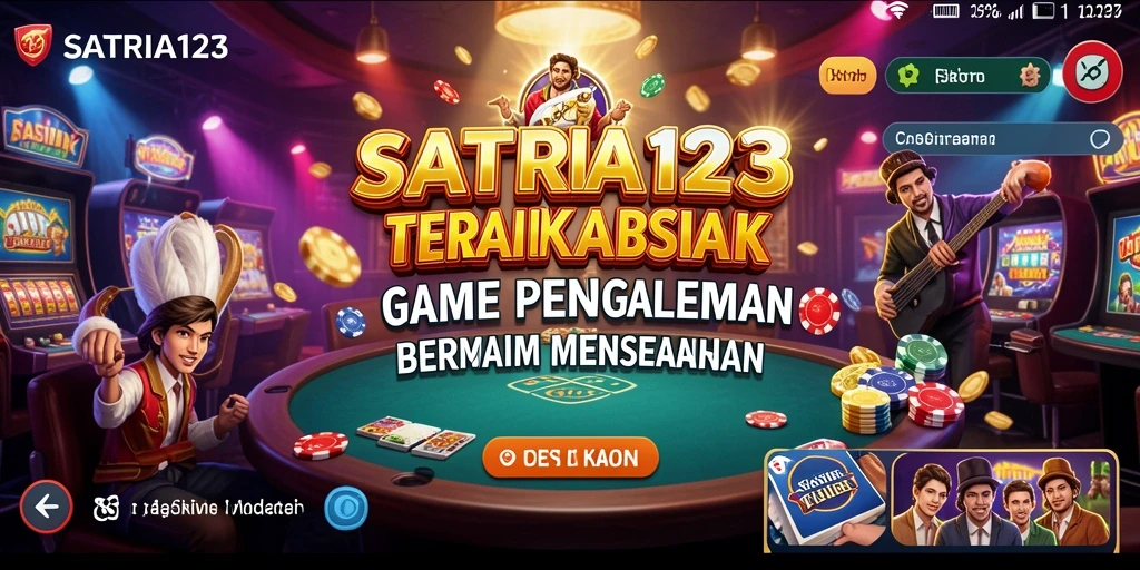 Screenshot gameplay SATRIA123 yang menampilkan keseruan bermain Kasino.