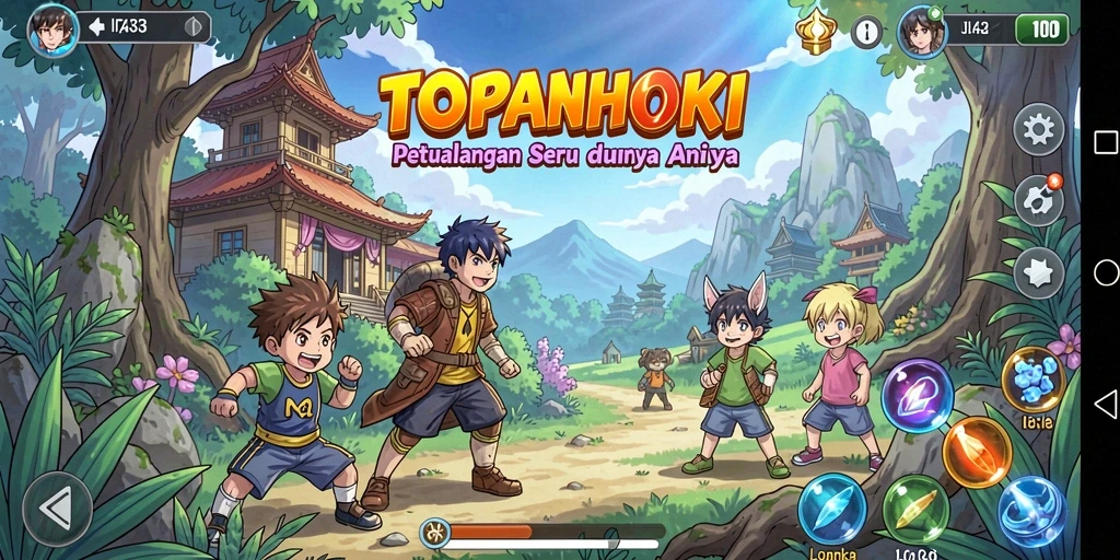 Gameplay seru dengan karakter anime ikonik dan pertarungan yang mendebarkan.